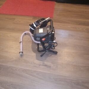 Portable Black and Silver Airless Paint Sprayer